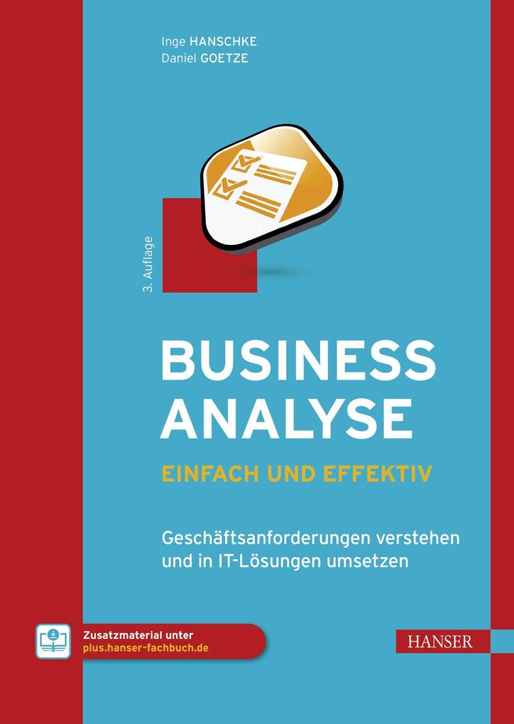 Produktbild: Business-Analyse - einfach und effektiv | Inge Hanschke, Daniel Goetze