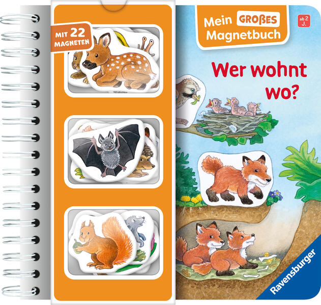 Produktbild: Mein großes Magnetbuch - Wer wohnt wo? | Irmgard Eberhard