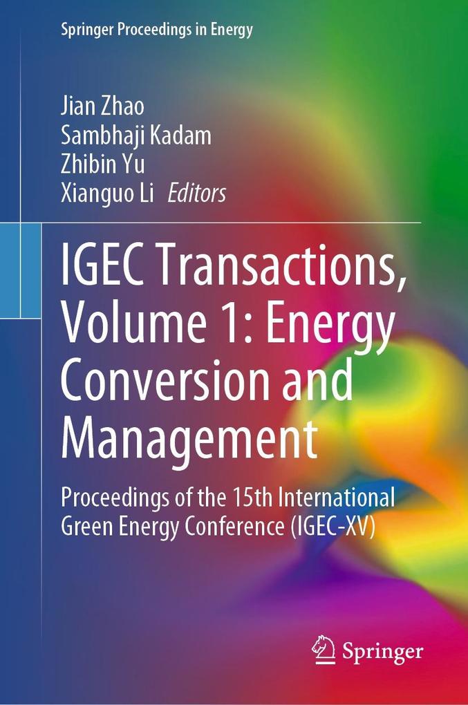 Produktbild: IGEC Transactions, Volume 1: Energy Conversion and Management