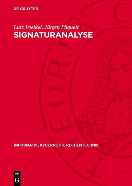 Produktbild: Signaturanalyse | Lutz Voelkel, Jürgen Pliquett