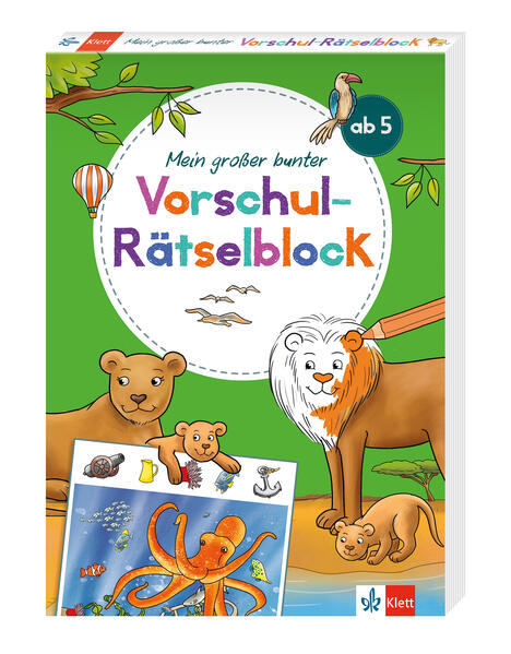 Produktbild: Klett Mein großer bunter Vorschul-Rätselblock