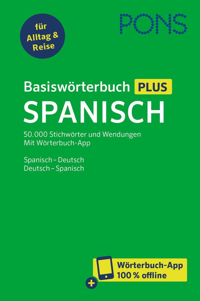 Produktbild: PONS Basiswörterbuch Plus Spanisch