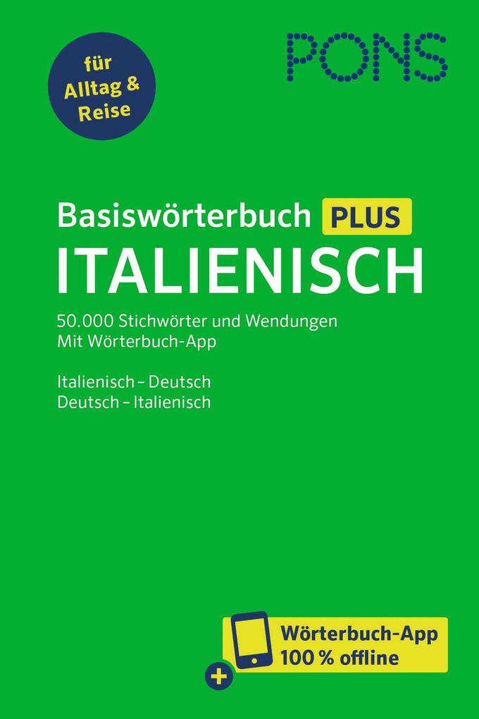 Produktbild: PONS Basiswörterbuch Plus Italienisch