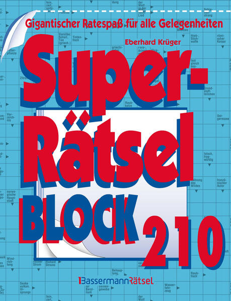 Produktbild: Superrätselblock 210 (5 Exemplare à 4,99 EUR) | Eberhard Krüger