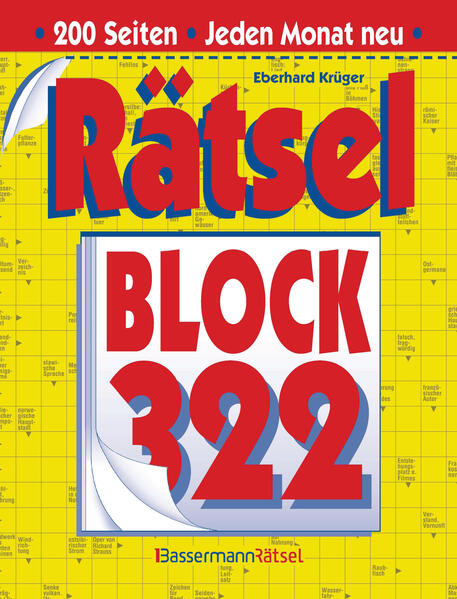 Produktbild: Rätselblock 322 (5 Exemplare à 2,99 EUR) | Eberhard Krüger