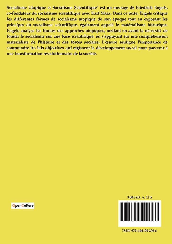Weitere Ansicht: Socialisme Utopique et Socialisme Scientifique | Friedrich Engels