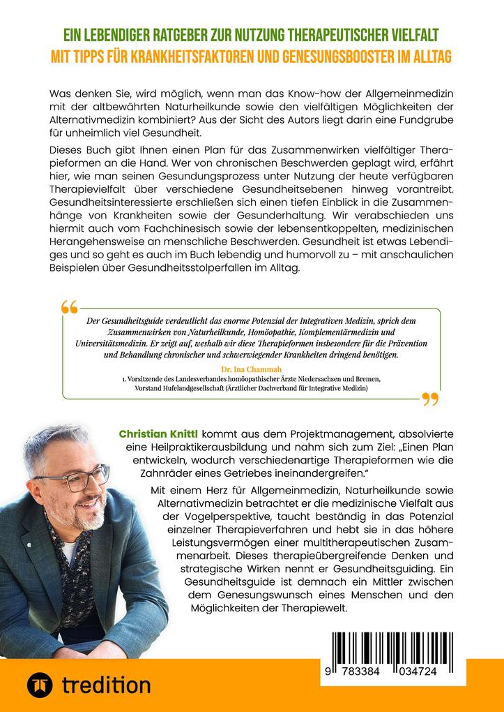 Weitere Ansicht: Der Gesundheitsguide für Therapievielfalt | Christian Knittl