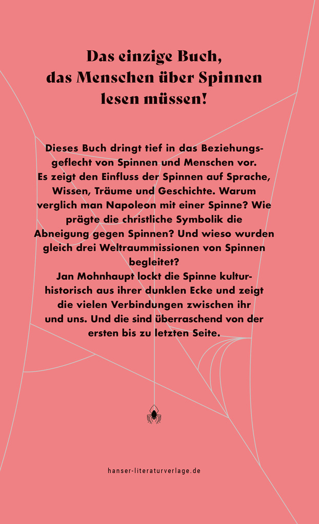 Weitere Ansicht: Von Spinnen und Menschen | Jan Mohnhaupt