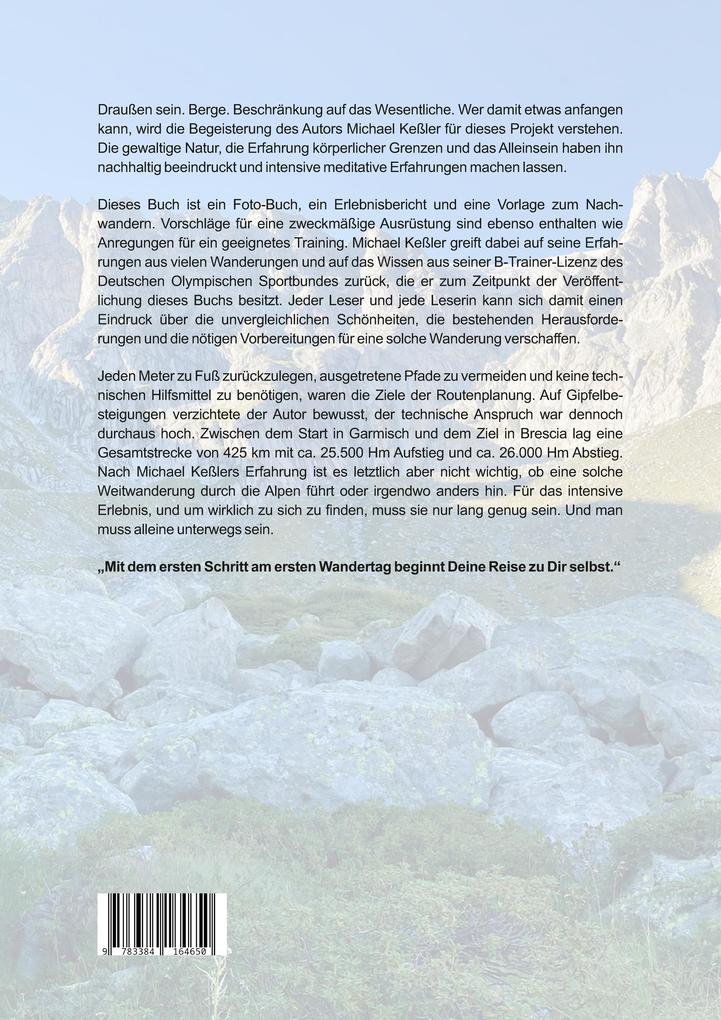 Weitere Ansicht: Alleine über die Alpen | Michael Keßler