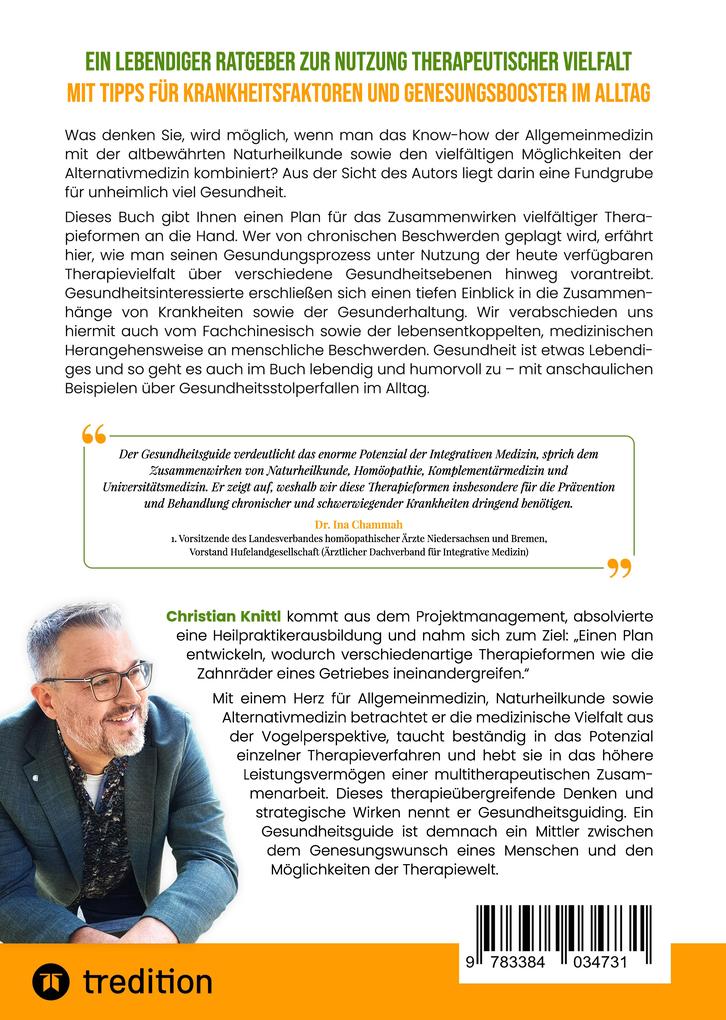 Weitere Ansicht: Der Gesundheitsguide für Therapievielfalt | Christian Knittl