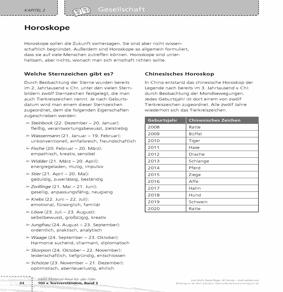 Weitere Ansicht: 100 x Textverständnis, Band 2 | Sabine Hauke
