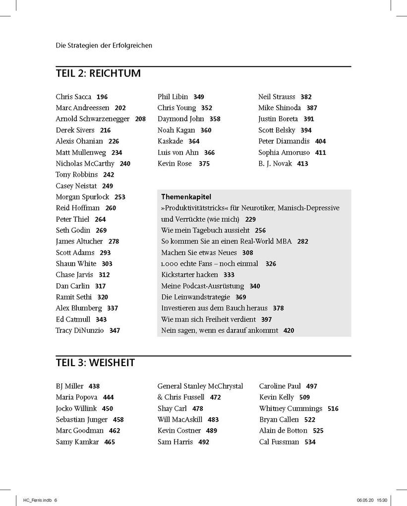 Weitere Ansicht: Tools der Titanen | Tim Ferriss