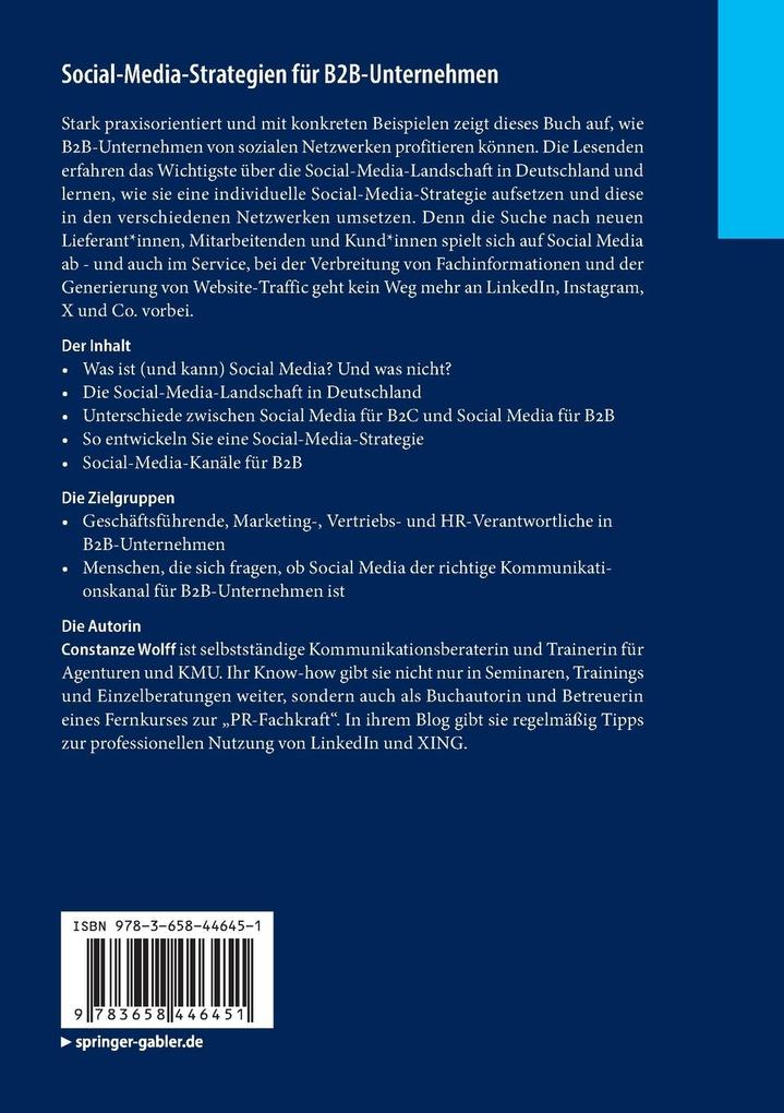 Weitere Ansicht: Social-Media-Strategien für B2B-Unternehmen | Constanze Wolff