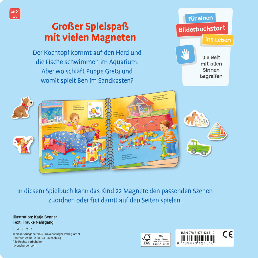 Weitere Ansicht: Mein großes Magnetbuch - Was gehört zusammen? | Frauke Nahrgang
