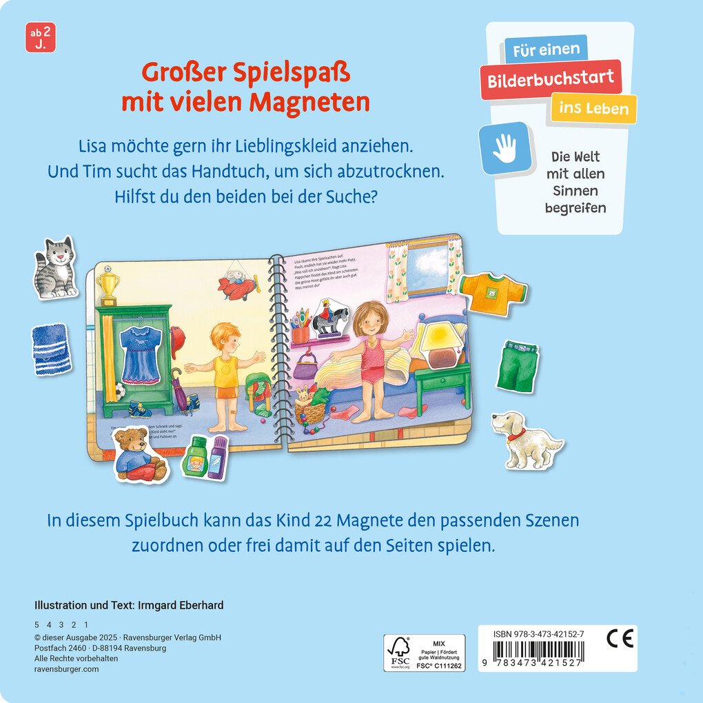 Weitere Ansicht: Mein großes Magnetbuch - Was gehört wohin? | Irmgard Eberhard