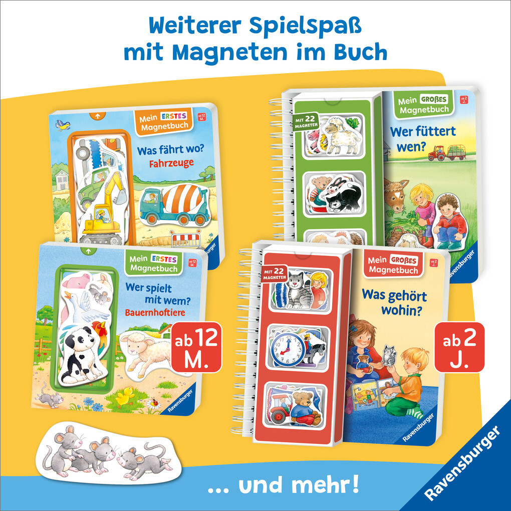 Weitere Ansicht: Mein großes Magnetbuch - Was gehört wohin? | Irmgard Eberhard