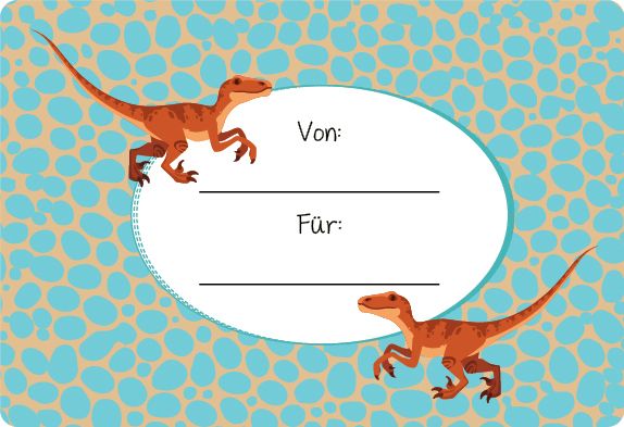 Weitere Ansicht: Meine Sticker + Karten + Box - Dinosaurier | Vanessa Götz