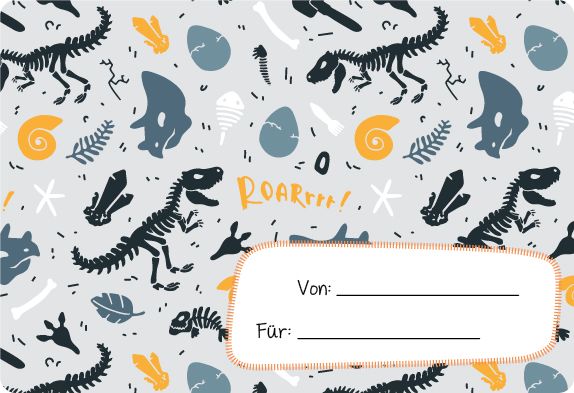 Weitere Ansicht: Meine Sticker + Karten + Box - Dinosaurier | Vanessa Götz