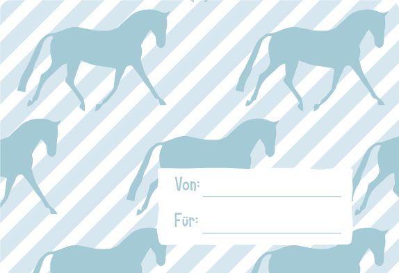 Weitere Ansicht: Meine Sticker + Karten + Box - Pferde | Isabel Martins