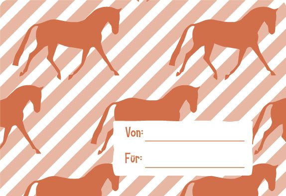 Weitere Ansicht: Meine Sticker + Karten + Box - Pferde | Isabel Martins