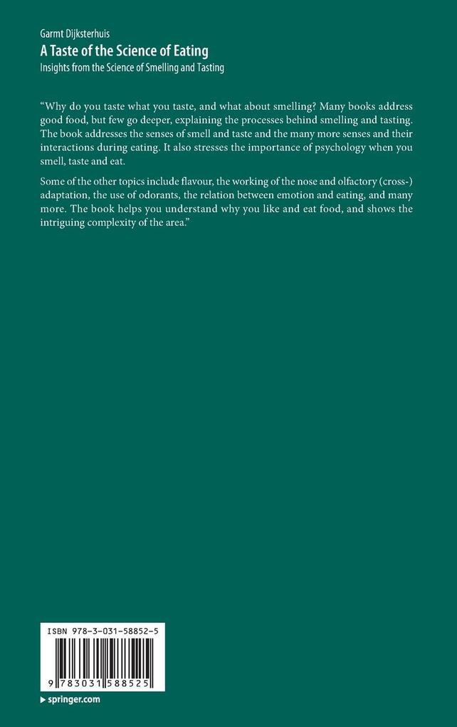 Weitere Ansicht: A Taste of the Science of Eating | Garmt Dijksterhuis