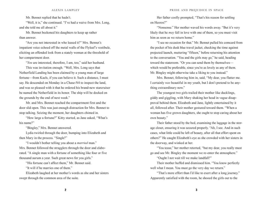 Weitere Ansicht: Pride and Prejudice in Space | Alexis Lampley