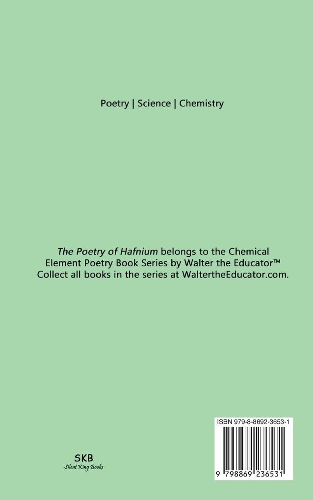 Weitere Ansicht: The Poetry of Hafnium | Walter the Educator
