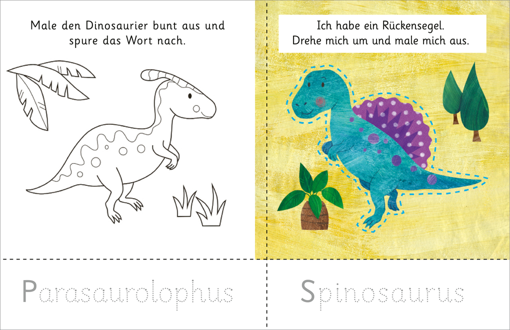 Weitere Ansicht: Schnippel-Spaß. Dinos. Schneiden - Malen - Nachspuren | Amanda Lott