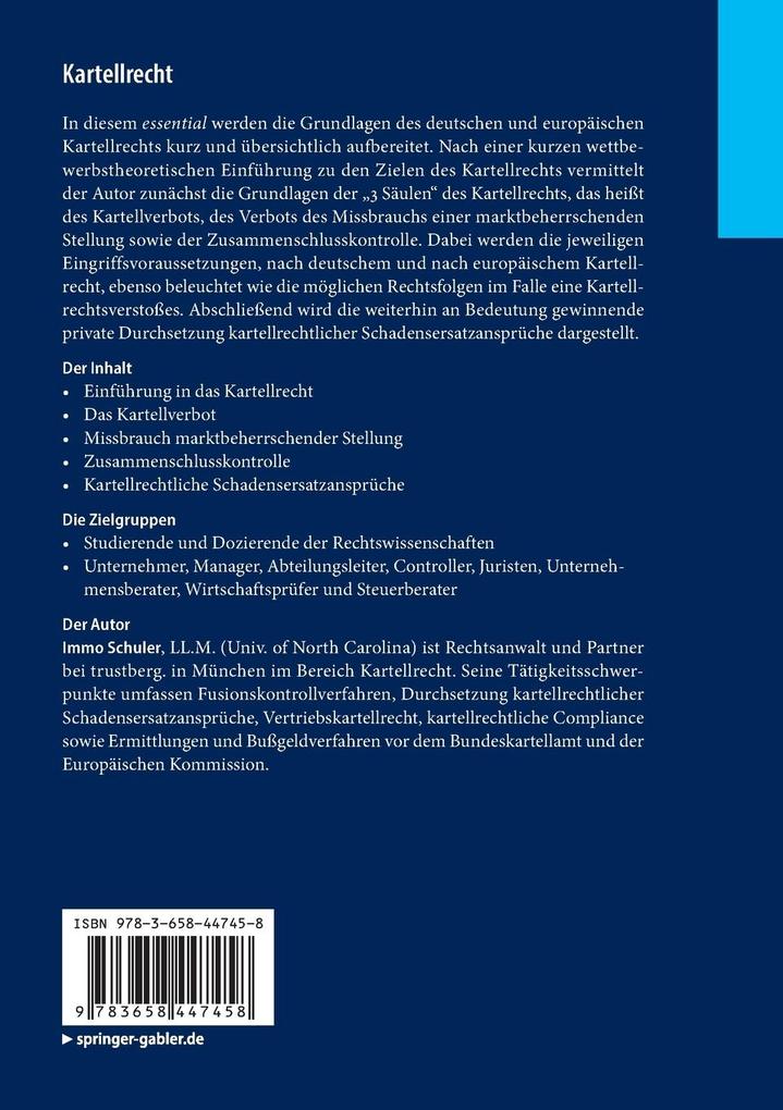 Weitere Ansicht: Kartellrecht | Immo Schuler