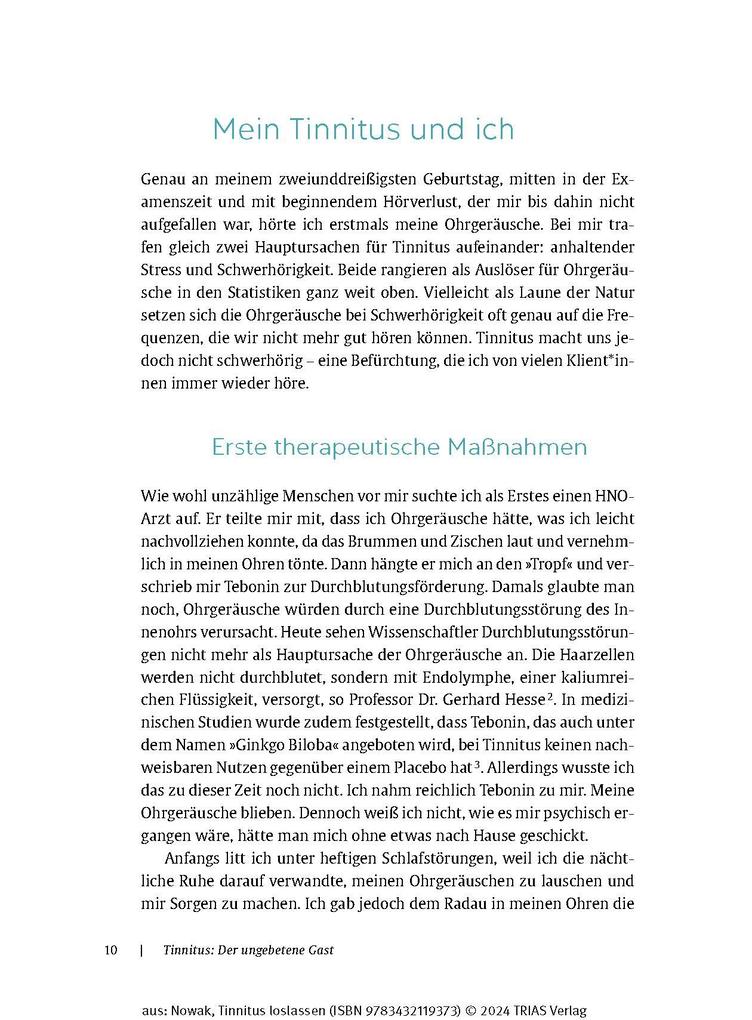 Weitere Ansicht: Tinnitus loslassen | Annette Nowak