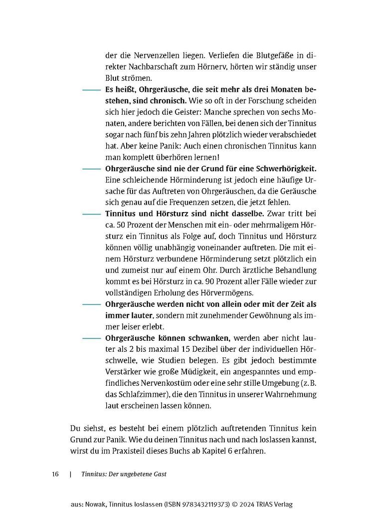Weitere Ansicht: Tinnitus loslassen | Annette Nowak