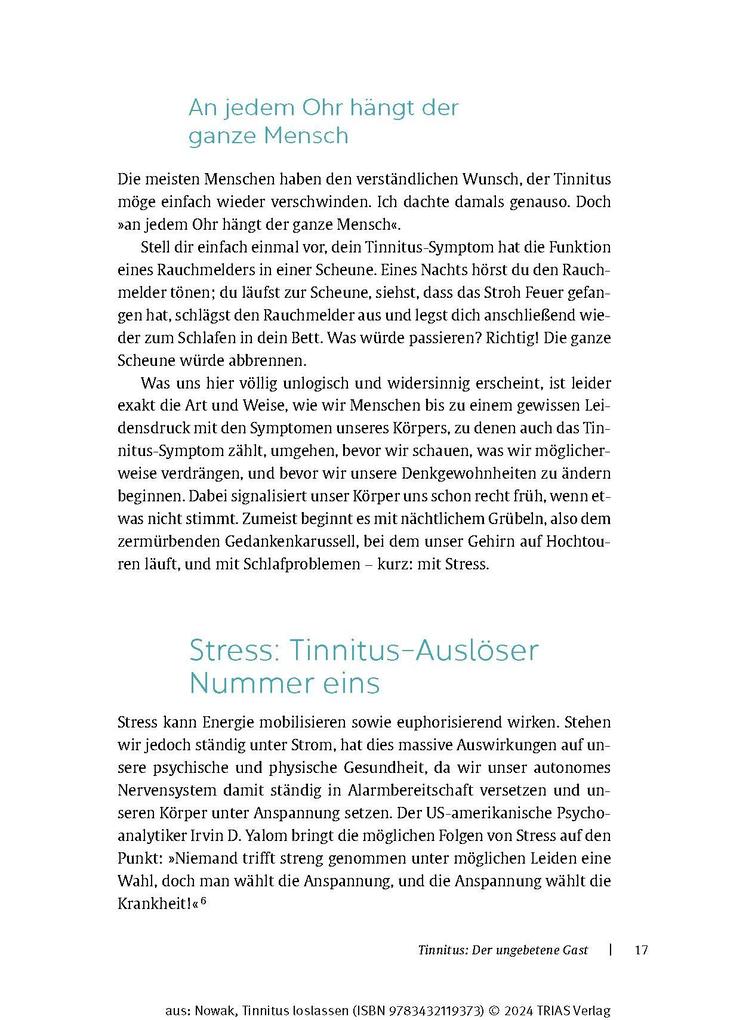 Weitere Ansicht: Tinnitus loslassen | Annette Nowak