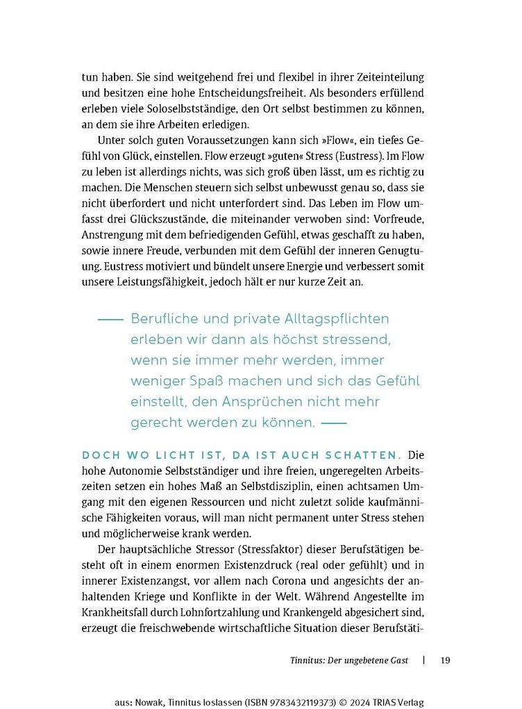 Weitere Ansicht: Tinnitus loslassen | Annette Nowak