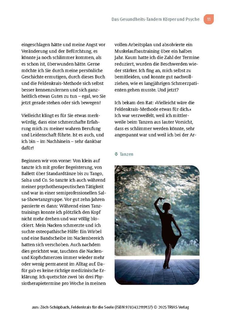 Weitere Ansicht: Feldenkrais für die Seele | Nadja Zöch-Schüpbach