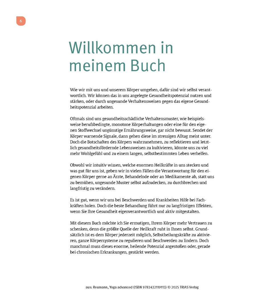 Weitere Ansicht: Yoga advanced | Friederike Reumann