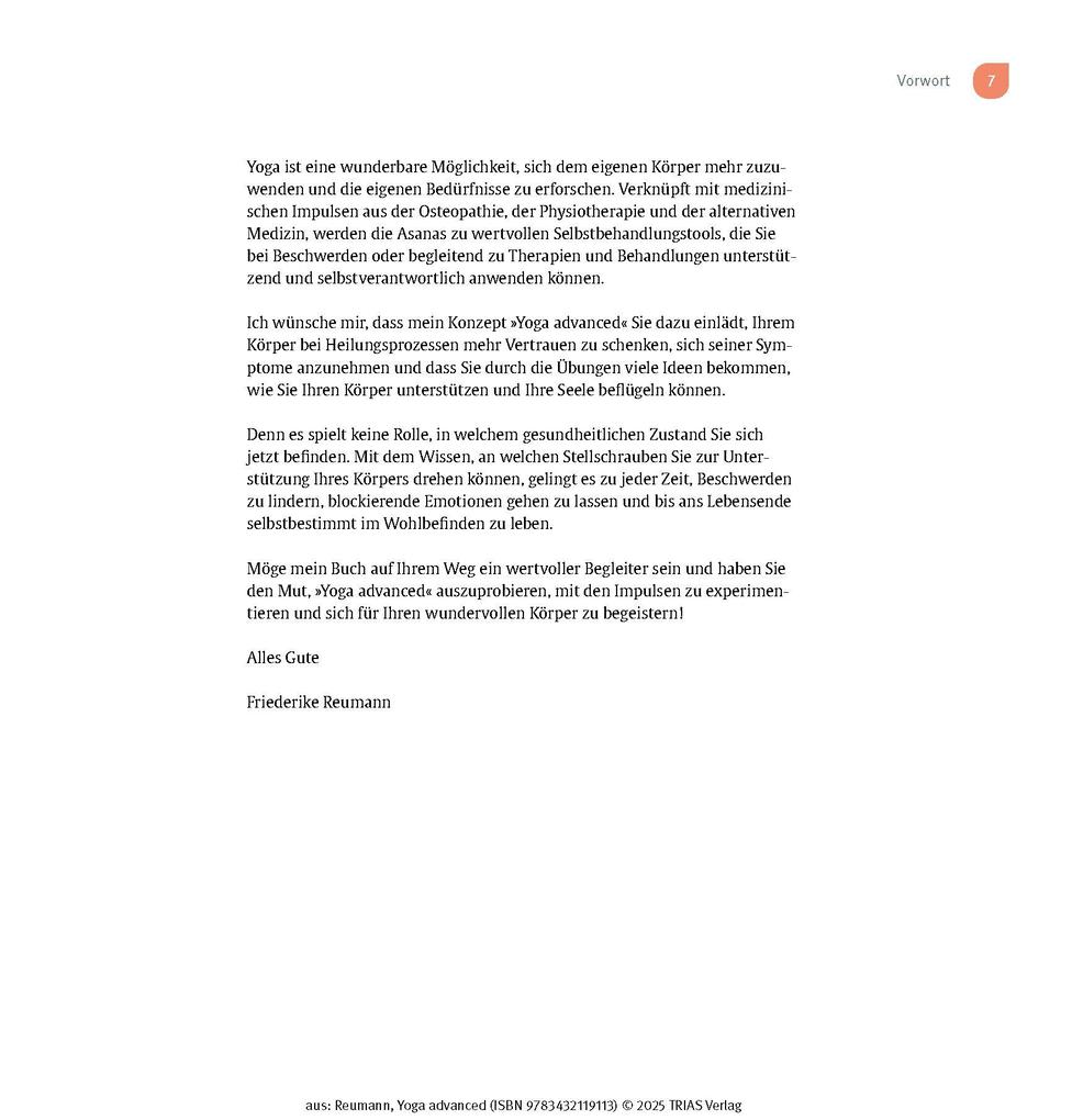 Weitere Ansicht: Yoga advanced | Friederike Reumann