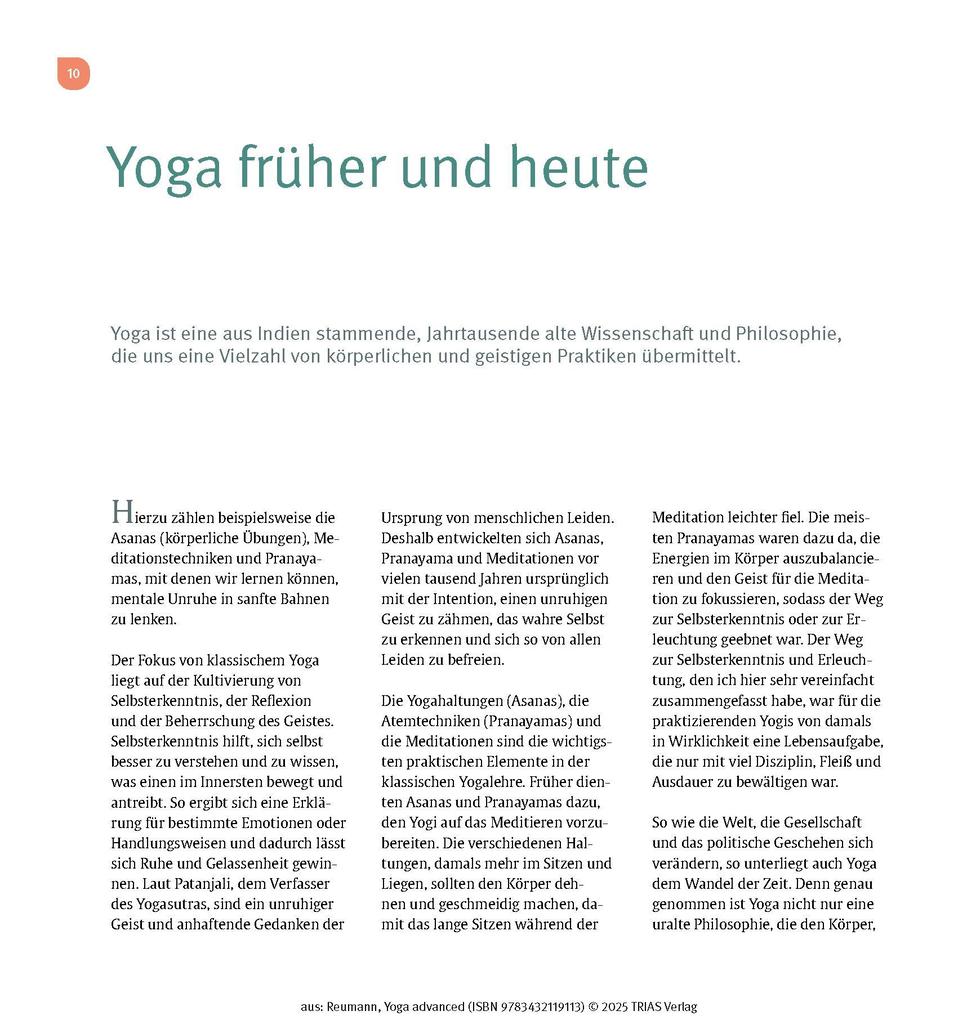 Weitere Ansicht: Yoga advanced | Friederike Reumann