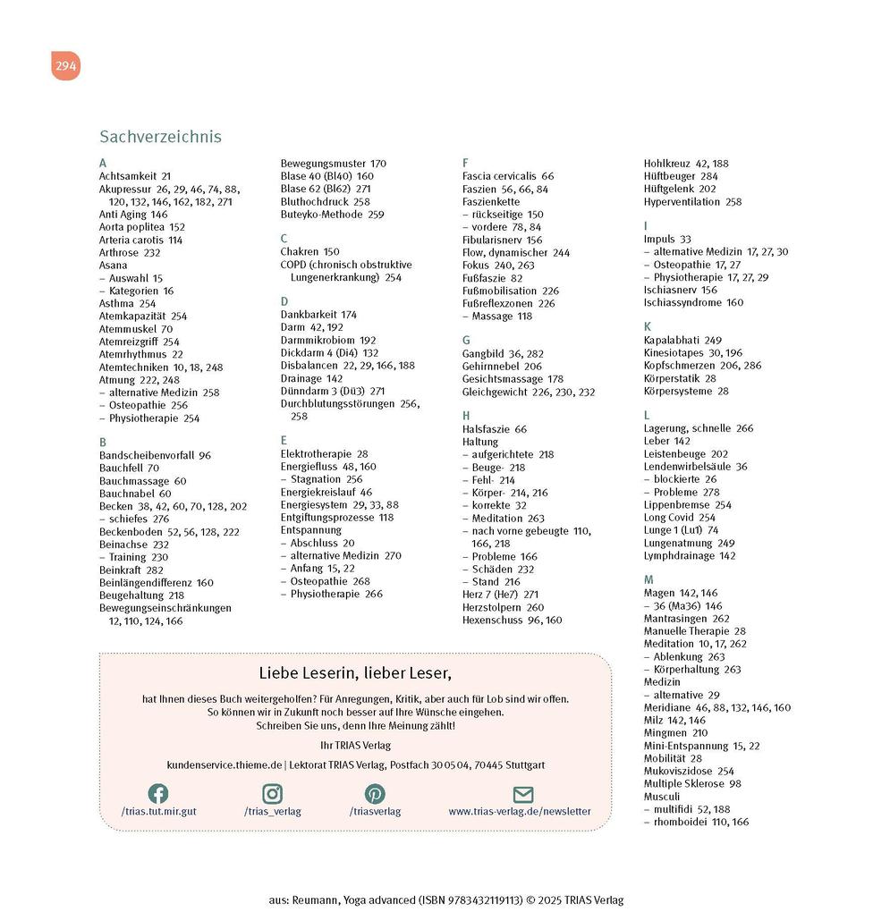 Weitere Ansicht: Yoga advanced | Friederike Reumann