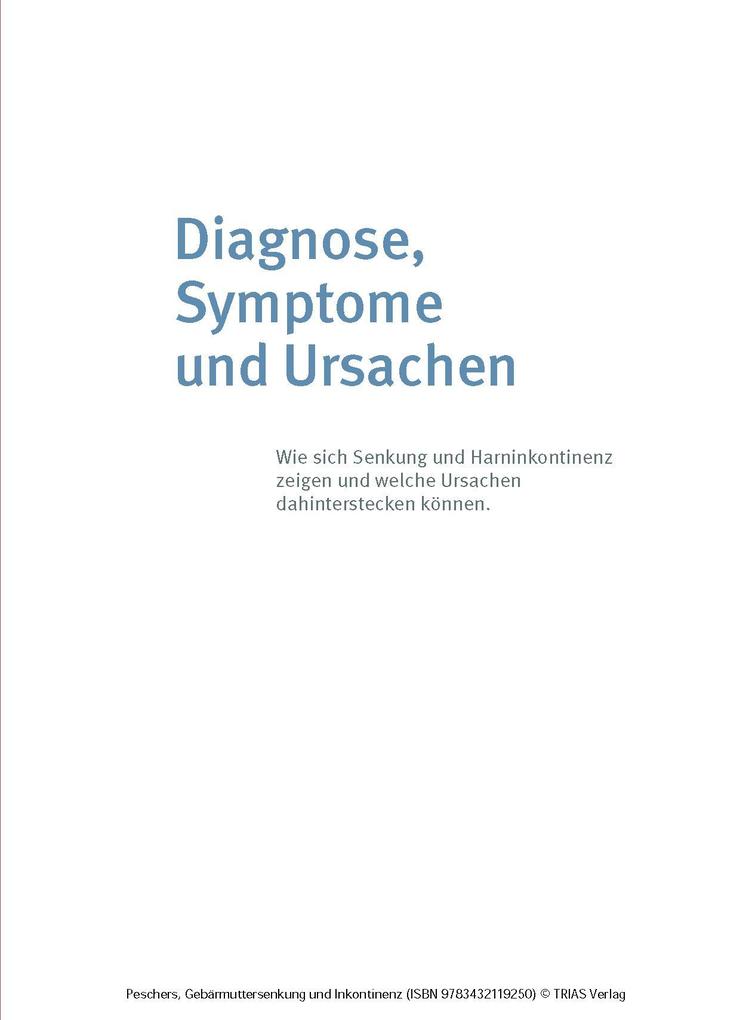 Weitere Ansicht: Frauengesundheit: Gebärmuttersenkung und Inkontinenz | Ursula Peschers