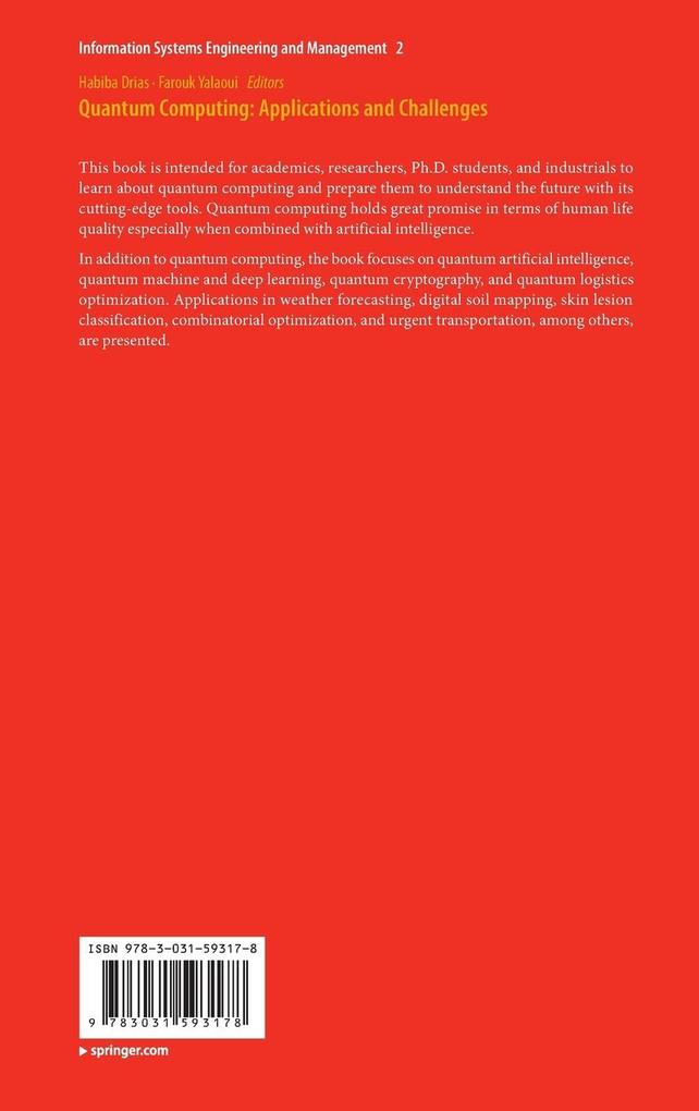 Weitere Ansicht: Quantum Computing: Applications and Challenges