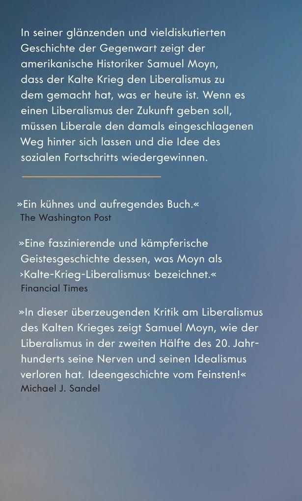 Weitere Ansicht: Der Liberalismus gegen sich selbst | Samuel Moyn