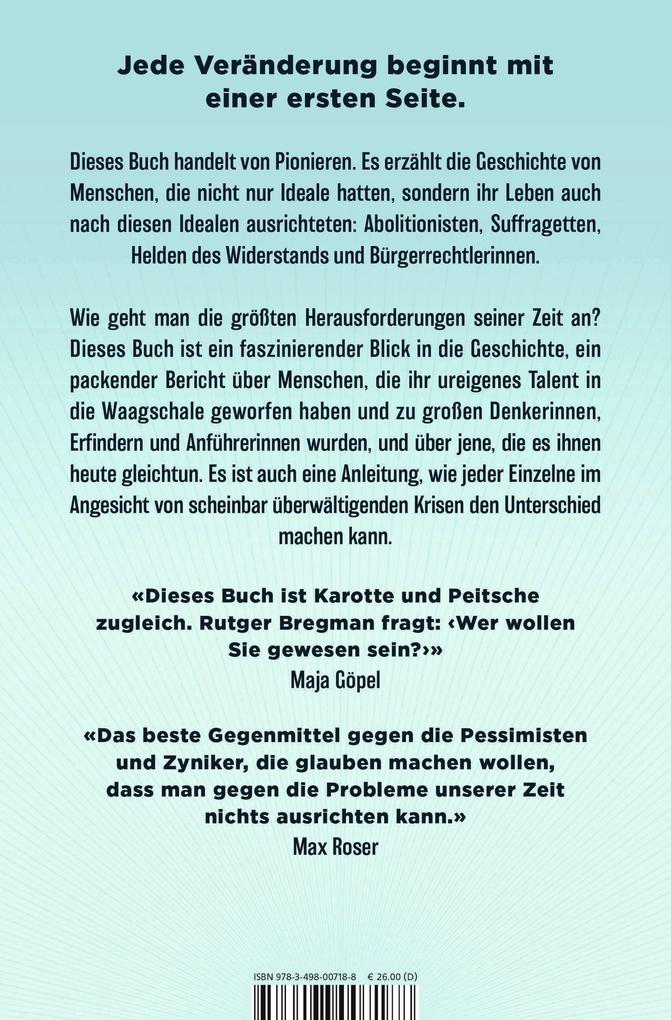 Weitere Ansicht: Moralische Ambition | Rutger Bregman
