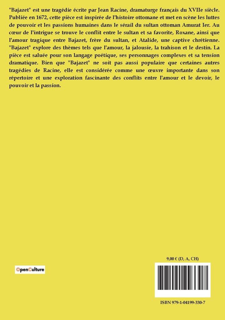 Weitere Ansicht: Bajazet | Jean Racine