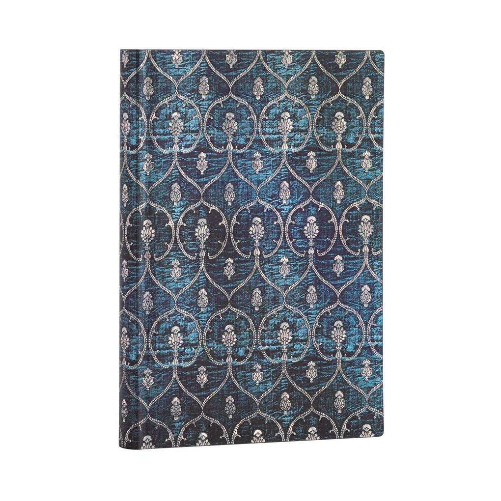 Weitere Ansicht: Softcover Notizbuch Samtblau Midi Liniert