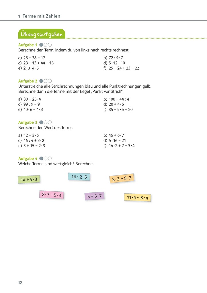 Weitere Ansicht: Ich kann Mathe - Terme und Gleichungen 7./8. Klasse