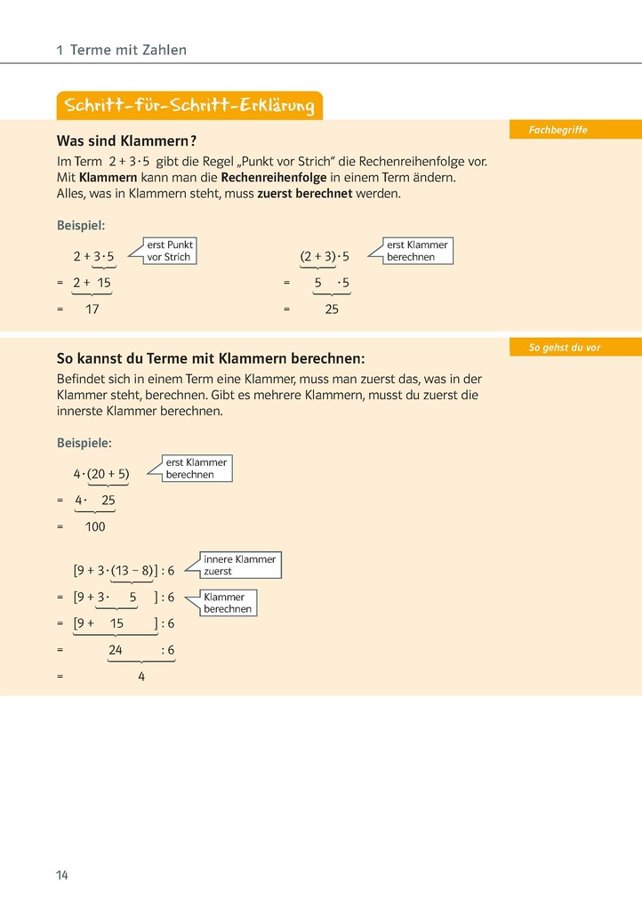 Weitere Ansicht: Ich kann Mathe - Terme und Gleichungen 7./8. Klasse