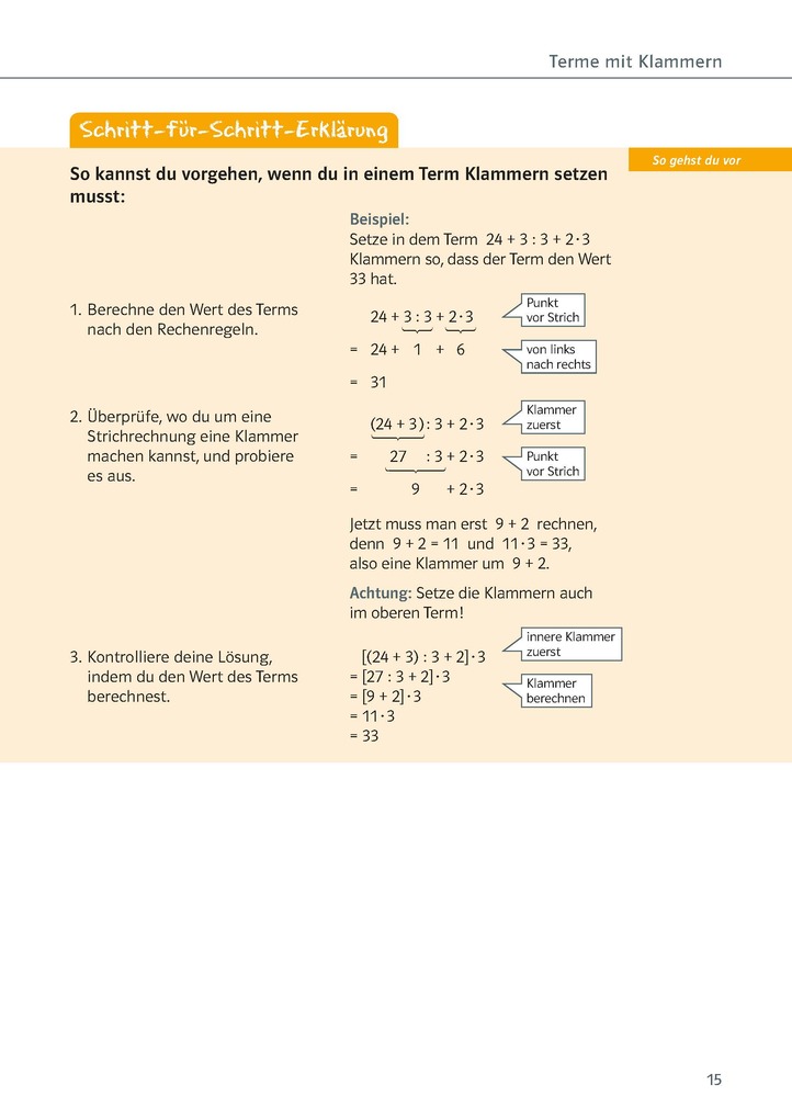 Weitere Ansicht: Ich kann Mathe - Terme und Gleichungen 7./8. Klasse