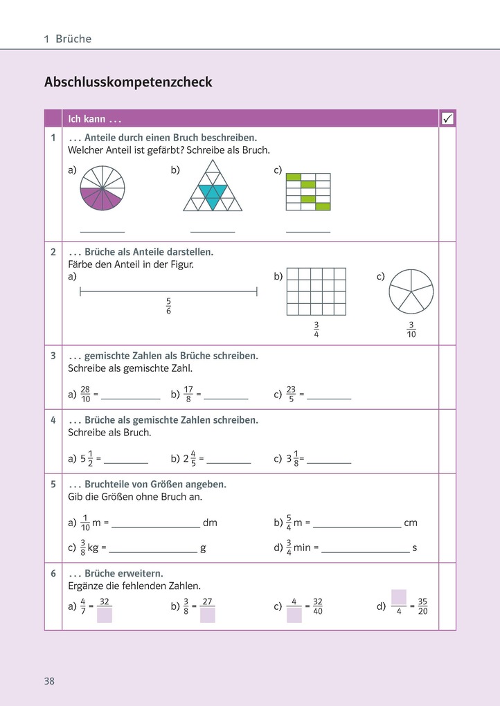 Weitere Ansicht: Ich kann Mathe - Brüche und Dezimalzahlen 5./6. Klasse