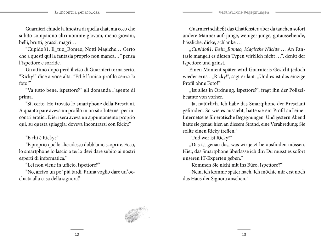 Weitere Ansicht: Langenscheidt Krimi zweisprachig Italienisch (A2/B1) - Incontri pericolosi | Valerio Vial, Giovanni Garelli