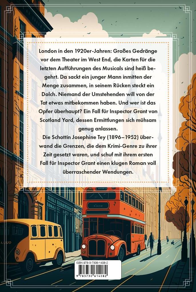 Weitere Ansicht: Der Mord in der Schlange. Inspector Grants erster Fall | Josephine Tey